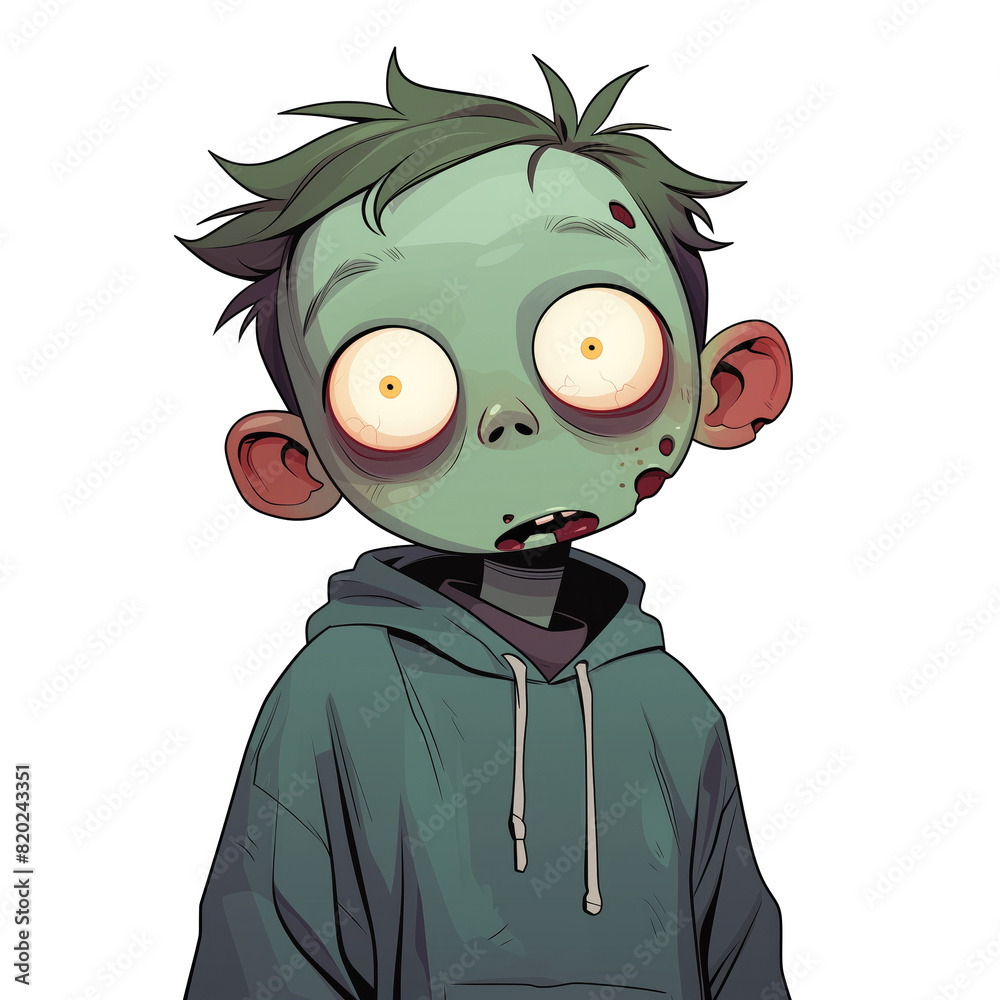 Cartoon zombie halloween character Cartoon zombie halloween character