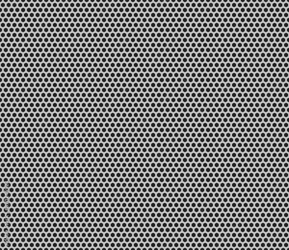 Hexagon pattern. Hexagon mosaic pattern with inner solid cells. Small hexagon geometric shapes. Seamless tileable vector illustration. Hexagon pattern. Hexagon mosaic pattern with inner solid cells. Small hexagon geometric shapes. Seamless tileable vector illustration.