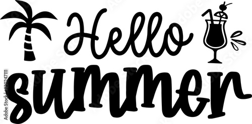 Canvas Print hello summer
