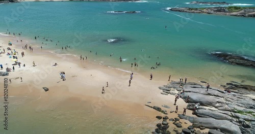 Wallpaper Mural Aerial view of Costa Beach - Vila Velha, Espírito Santo, Brazil Torontodigital.ca