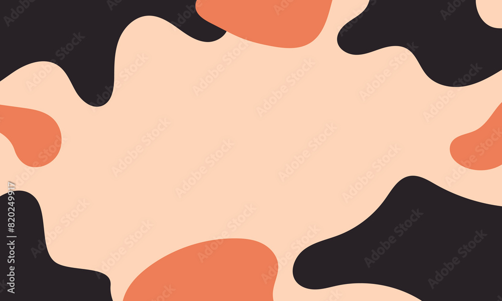 Creative background with amorphous shapes. Creative background with amorphous shapes.