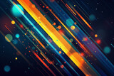 Colorful Abstract Diagonal Stripes Background