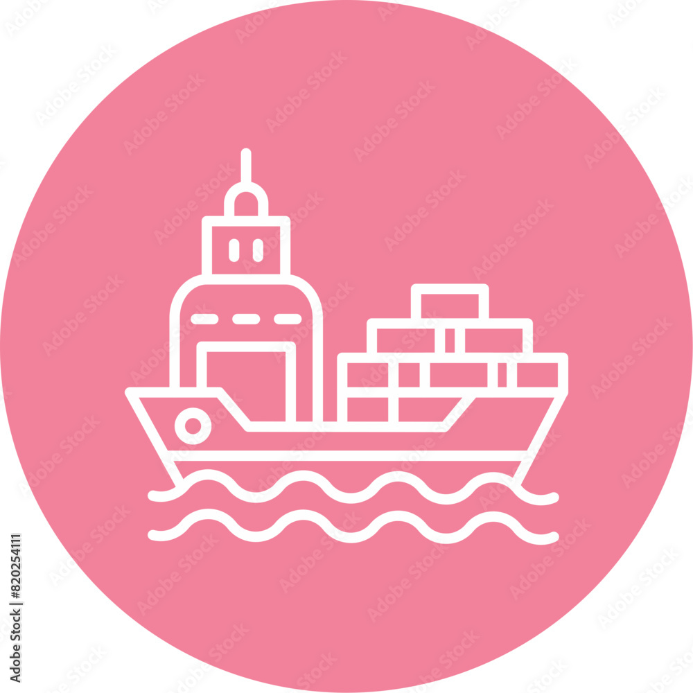 Obraz premium cargo ship Icon