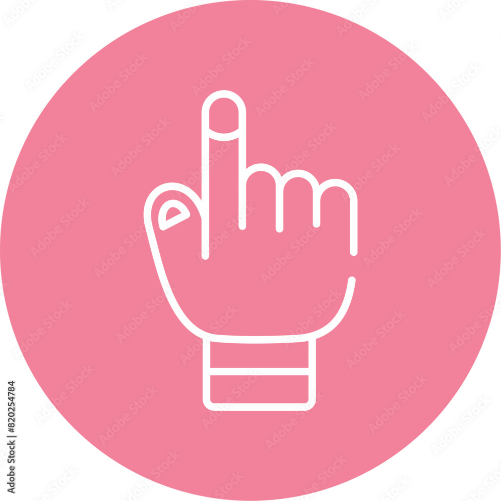 Obraz premium Click Icon