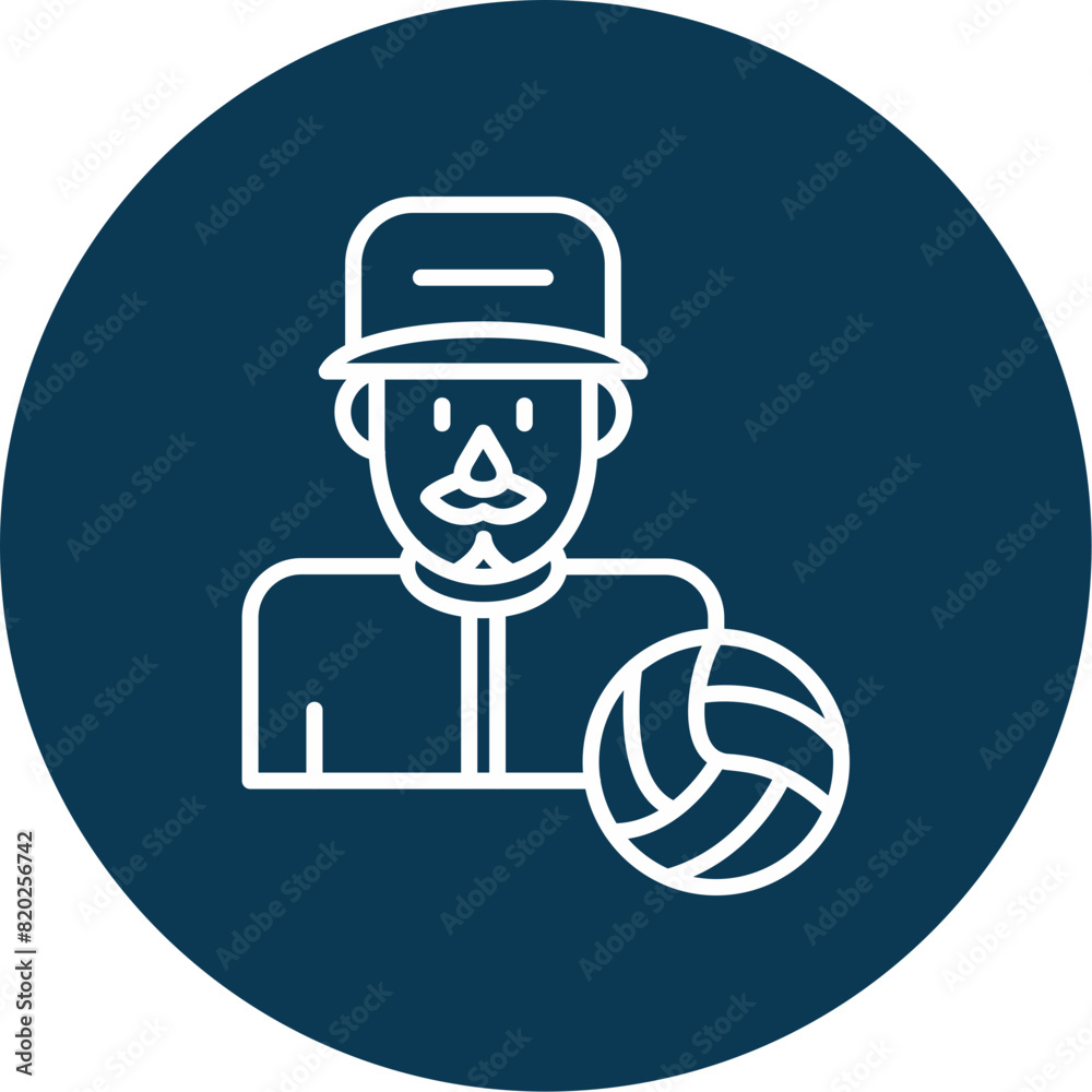 Volleyball Player Icon