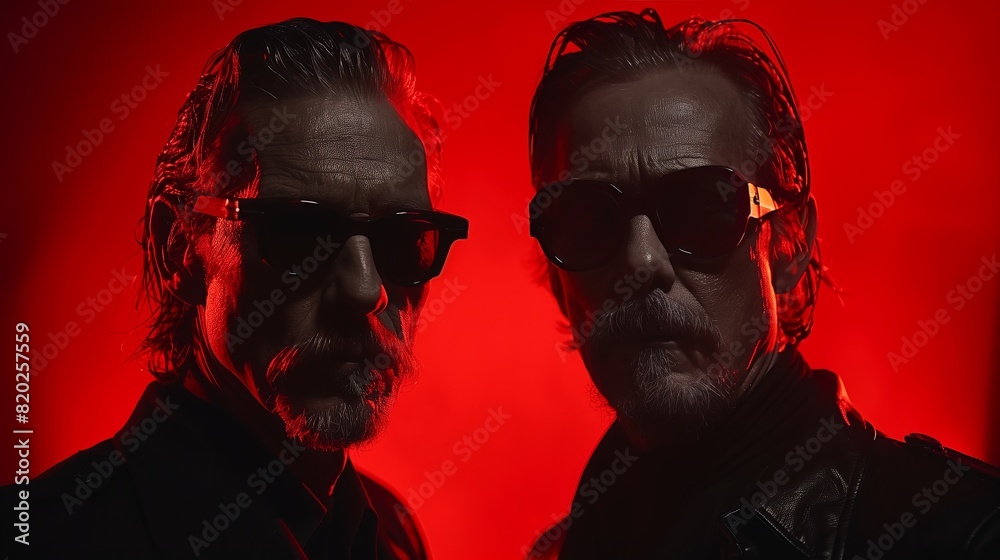 Two Men Standing Together