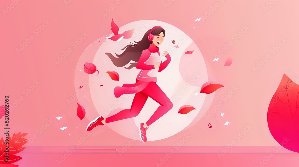 Smiling female jogger with a water bottle in a park