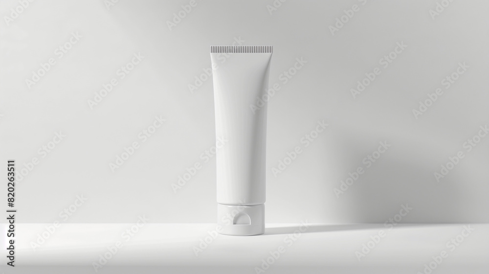 Toothpaste Tube on White Surface Toothpaste Tube on White Surface