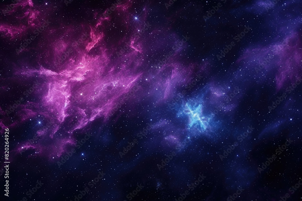 Colorful galaxy with stars and planets in motion Colorful galaxy with stars and planets in motion