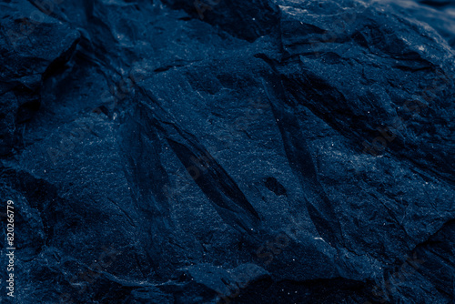 blue background of stones, mining origin photo