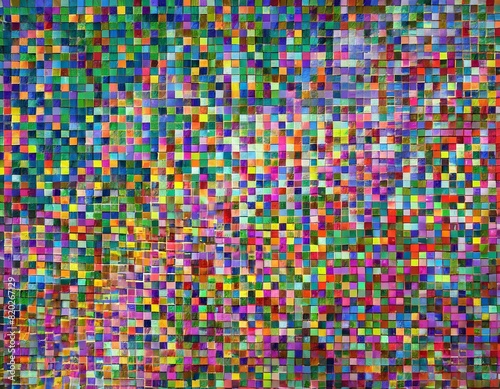 nice colorful abstract square pixel pixels