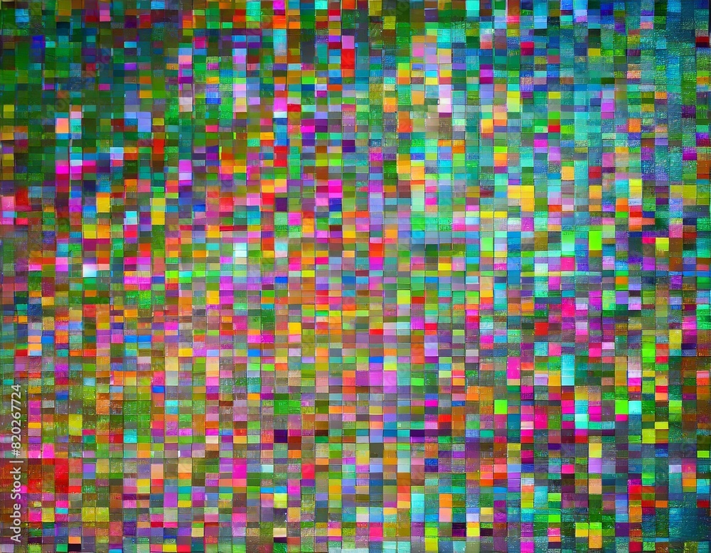 colorful abstract square pixel pixels