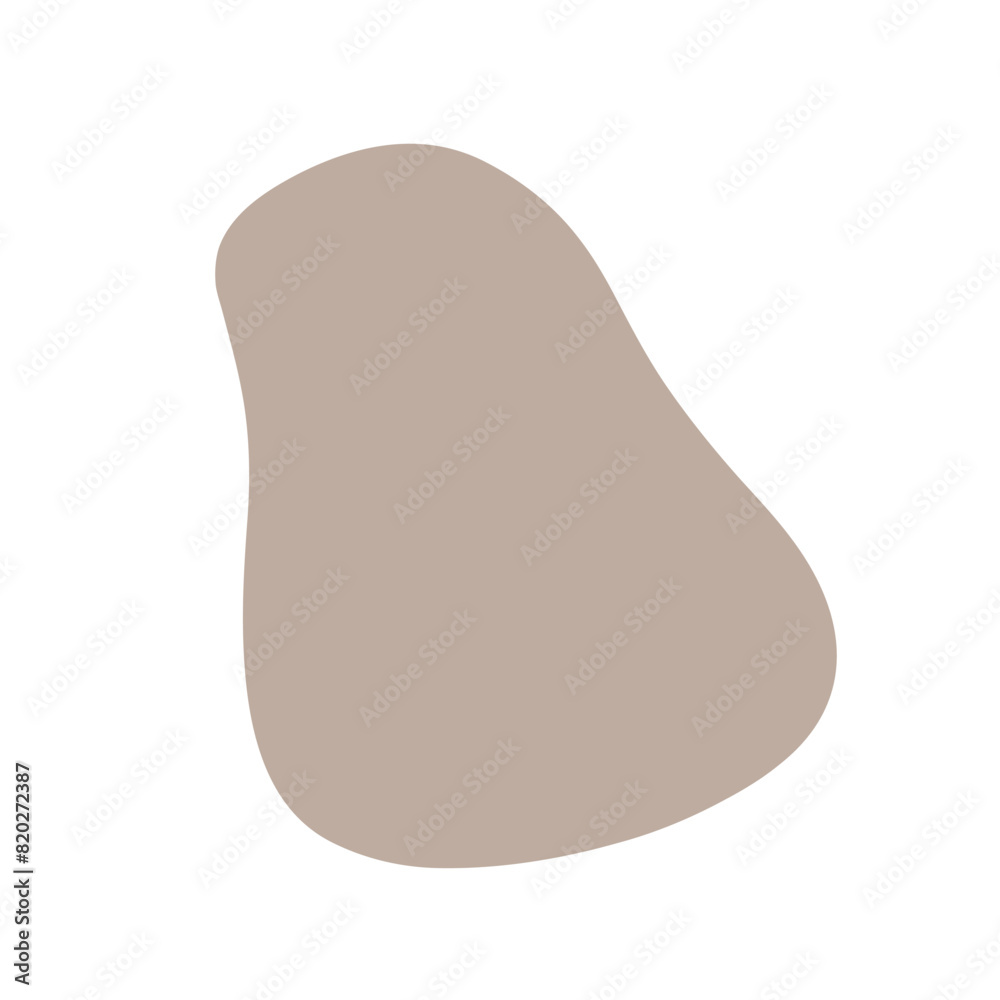 Vector autumn brown stain. Universal. School, cosmetics, show, website, isolated isolated element on a white background Vector autumn brown stain. Universal. School, cosmetics, show, website, isolated isolated element on a white background