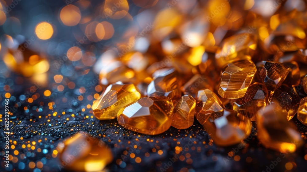 gemstone crafting, tiger eye beads shimmer on a counter, enhancing the mesmerizing experience of crafting beautiful jewelry pieces gemstone crafting, tiger eye beads shimmer on a counter, enhancing the mesmerizing experience of crafting beautiful jewelry pieces