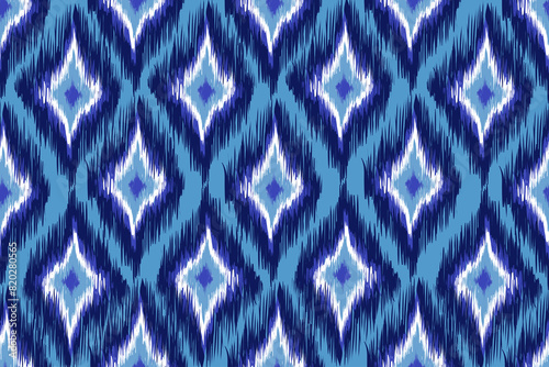 ikat pattern Design for carpet wallpaper clothing wrapping fabric cover textile