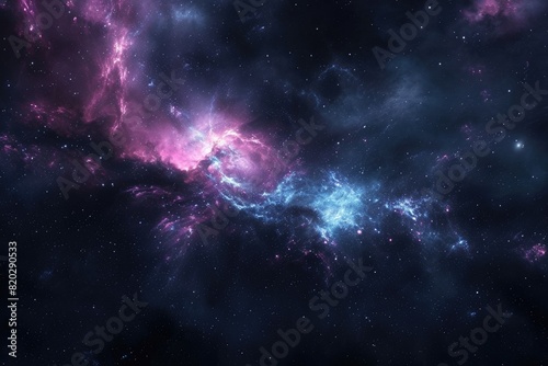 Beautiful galaxy background with vibrant colors