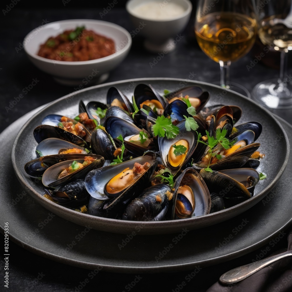 mussels with lemon and parsley mussels with lemon and parsley