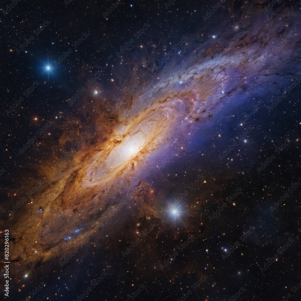 galaxy in space galaxy in space