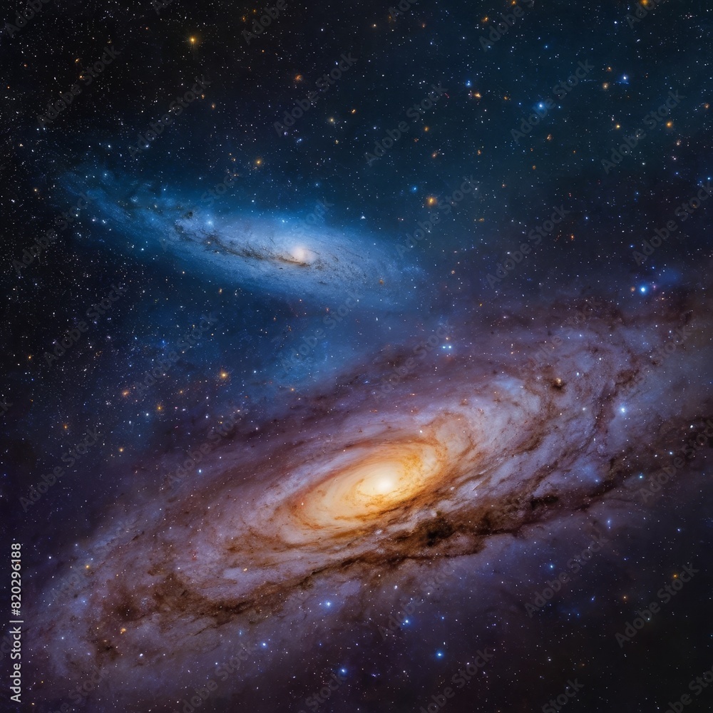 Fototapeta premium galaxy in space