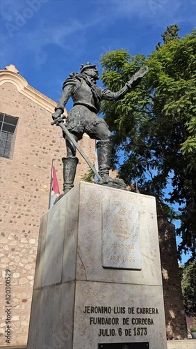Cordoba Argentina May 19, 2024 images of tourist sites Plaza del Centro San Amrtín Cathedral and San Jeronimo 4
