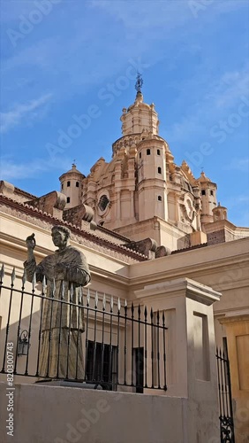 Cordoba Argentina May 19, 2024 images of tourist sites Plaza del Centro San Amrtín Cathedral and San Jeronimo 3