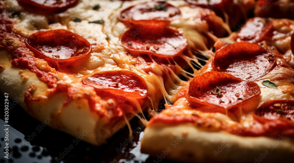 macrophotography, close up, pizza macrophotography, close up, pizza
