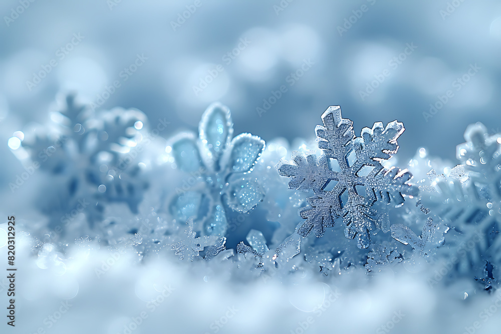 Minimalist Business Snowfall Background - High Resolution Stock Photo