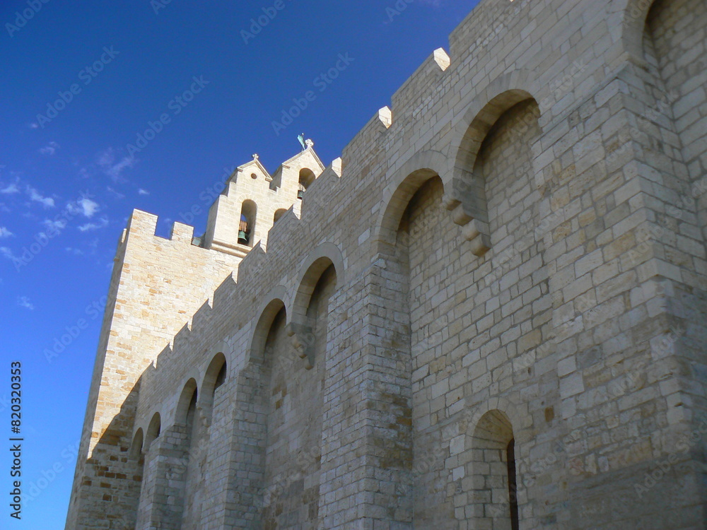 Church of Notre-Dame-de-la-Mer, Les Saintes Maries de la Mer, Camargue, Provence, France Church of Notre-Dame-de-la-Mer, Les Saintes Maries de la Mer, Camargue, Provence, France