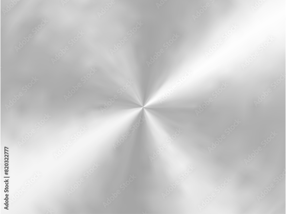 Conical silver gradient background texture, Silver plate with a conical gradient