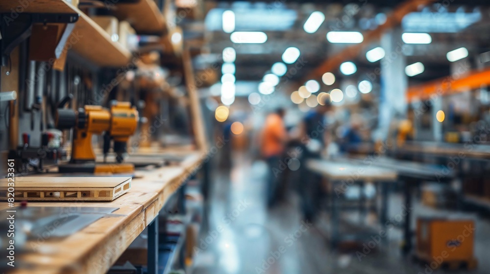 Craftsman's Workshop Blur: Carpentry Craftsmanship Craftsman's Workshop Blur: Carpentry Craftsmanship