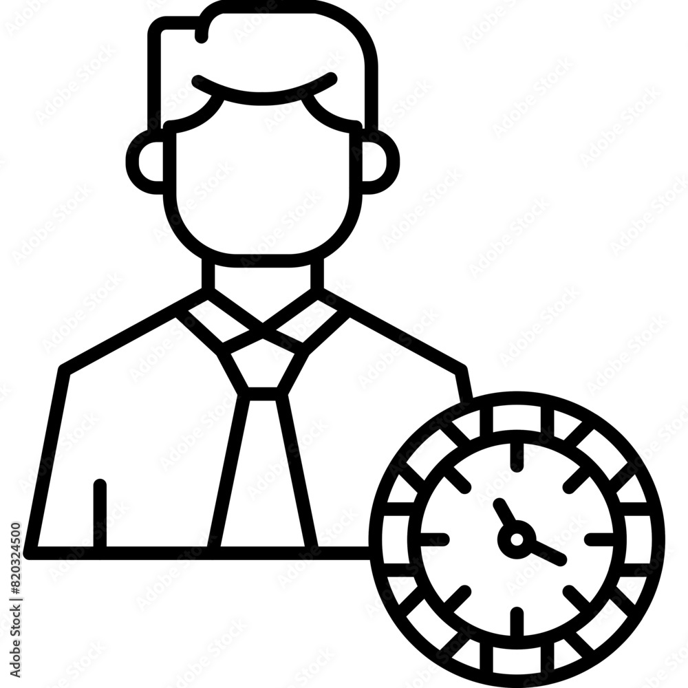 Time Management Icon Time Management Icon