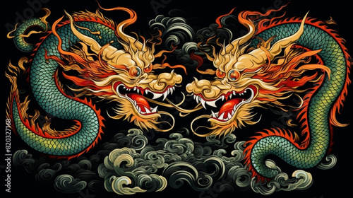 Exquisite Embroidery: Majestic Chinese Dragons Come to Life in a Stunning Display of Artistry and Tradition, Awe-Inspiring Cultural Heritage Unveiled