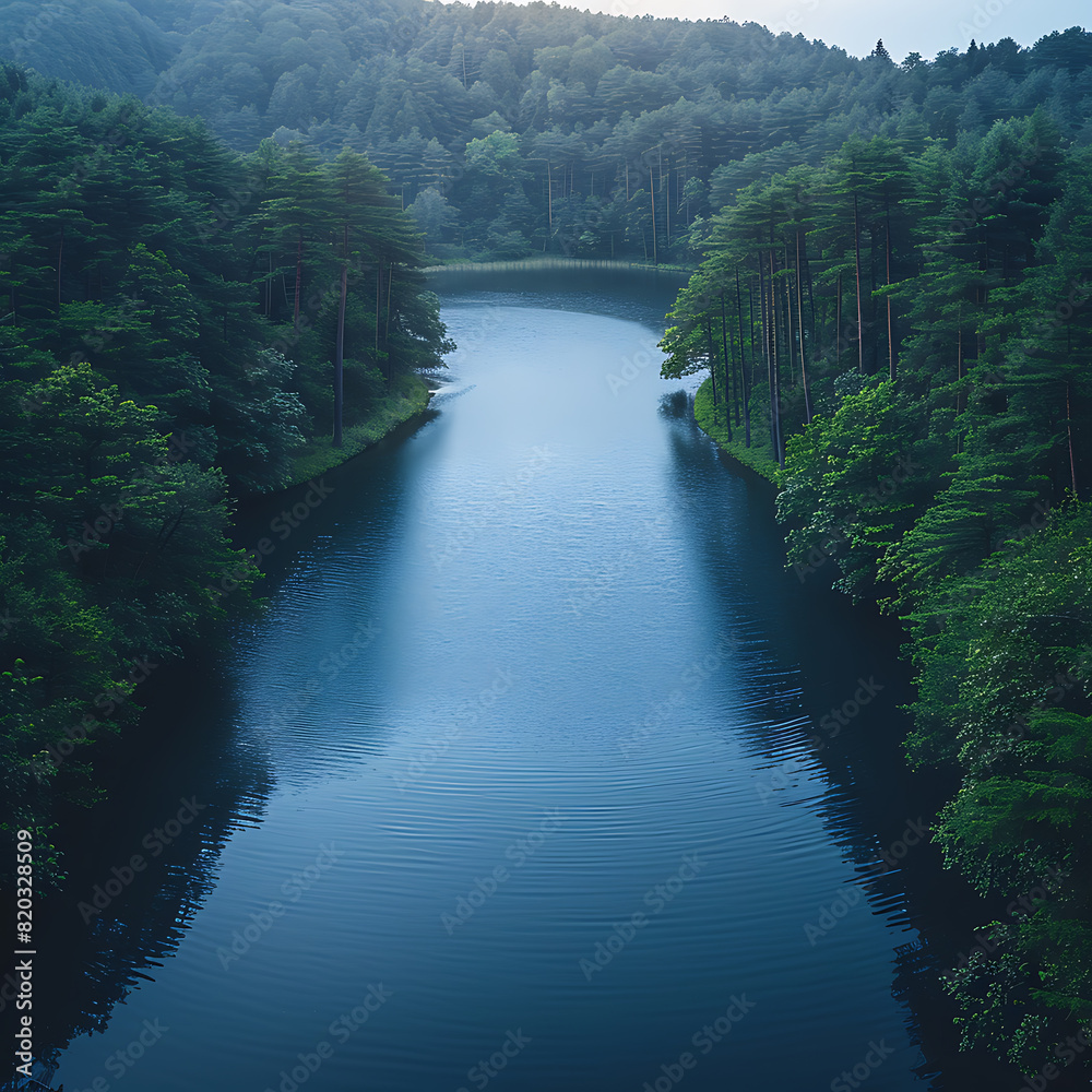 Lakes and Rivers in Nature - Drone Perspective Lakes and Rivers in Nature - Drone Perspective