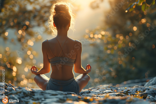 Embrace Holistic Health with Yoga and Meditation on Earthy Canvas