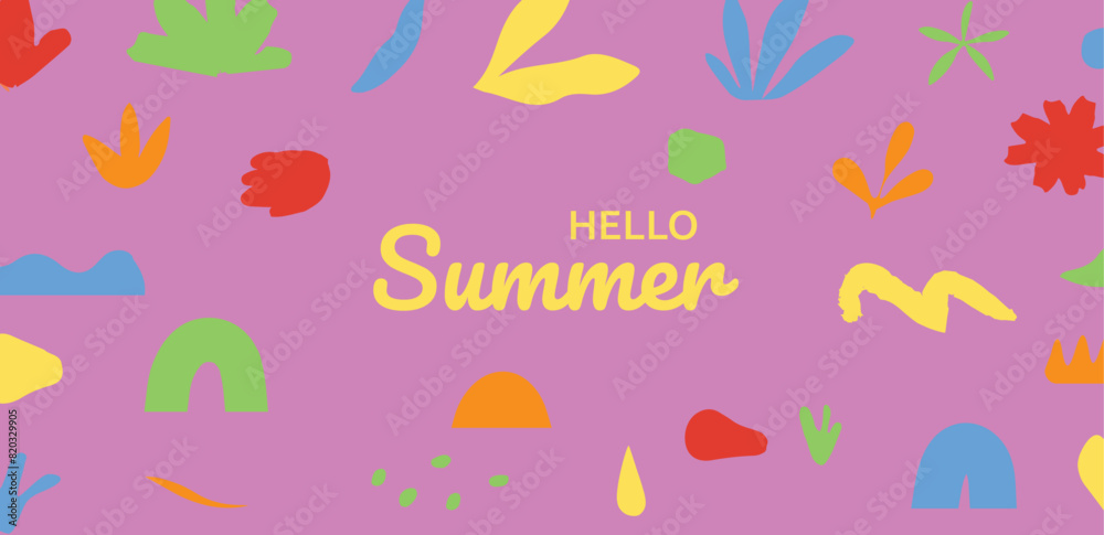 Summer card template, travel and holiday ads and banners, colorful tropical poster design vector illustration. Summer card template, travel and holiday ads and banners, colorful tropical poster design vector illustration.