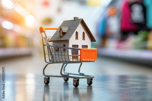 A house is a shopping cart