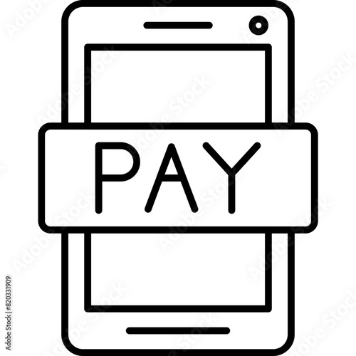 Smartphone Payment Icon photo