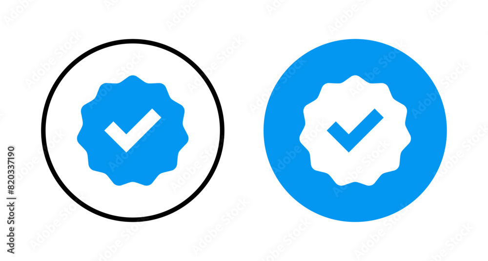 verified icon vector isolated on white background. verification check mark. approved icon verified icon vector isolated on white background. verification check mark. approved icon