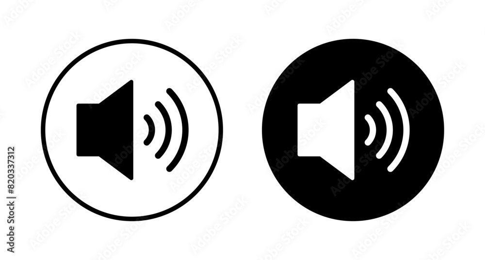 Speaker icon vector isolated on white background. Volume icon. Loudspeaker icon vector. Audio. Sound Speaker icon vector isolated on white background. Volume icon. Loudspeaker icon vector. Audio. Sound