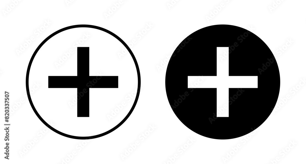 Plus Icon vector isolated on white background. Add plus icon. Addition sign. Medical Plus icon Plus Icon vector isolated on white background. Add plus icon. Addition sign. Medical Plus icon