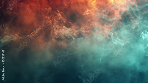 Colorful Smoke Texture Displayed