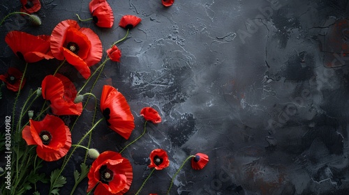 Memorial day with poppies