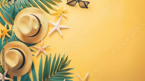 Summer day background concept with copy space. The concept of beautiful sea