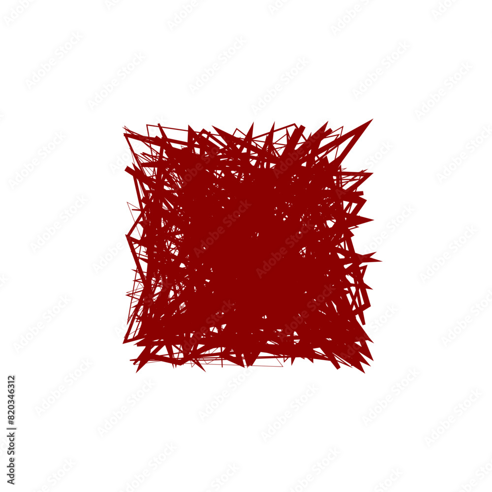 Naklejka premium An isolated abstract grunge scribble background design element.