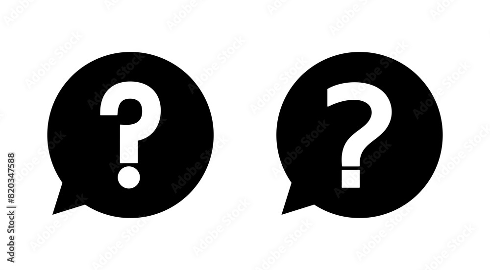Question icon set. question mark icon vector. Question icon set. question mark icon vector.