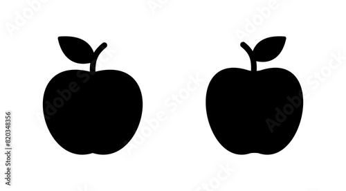 Apple icon set. Apple vector icon. apple symbols for your web design.
