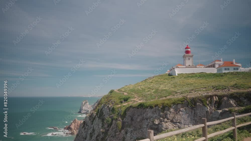 Sintra, Portugal - Cabo da Roca, or Cape Roca, in Sintra, Portugal, is the westernmost point of mainland Europe. Sintra, Portugal - Cabo da Roca, or Cape Roca, in Sintra, Portugal, is the westernmost point of mainland Europe.