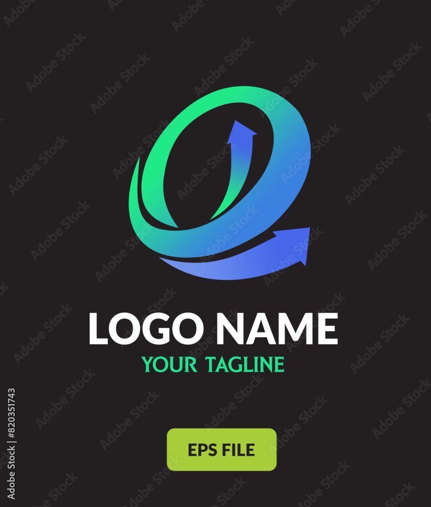 Obraz premium Abstract logo design moderen vector for company business logo