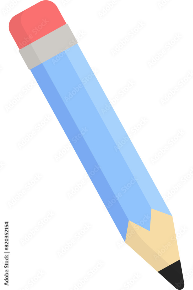 Cartoon pencil isolated on white background. Cartoon pencil isolated on white background.