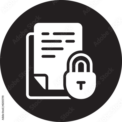 key lock glyph icon